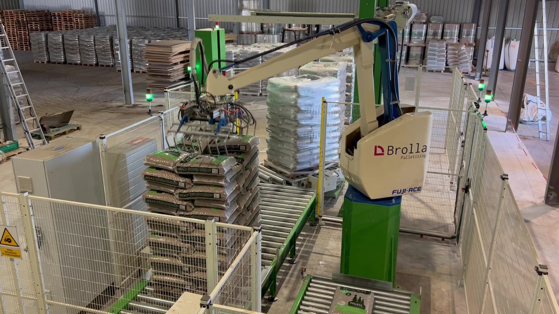 Planta de producción de pellets en Portugal